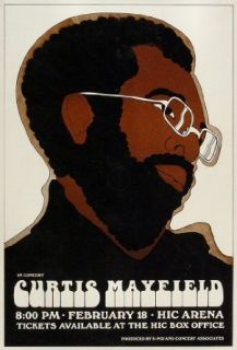 Curtis Mayfield Poster Entertainment Collectibles