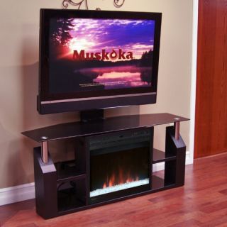 Muskoka Domus Electric Fireplace Media Console   TV Stands