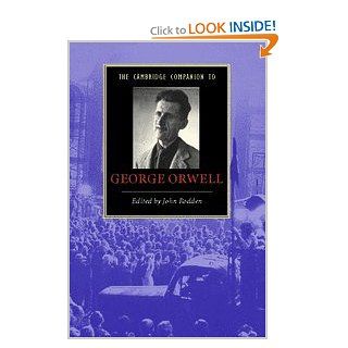 The Cambridge Companion to George Orwell (Cambridge Companions to Literature) 9780521858427 Literature Books @