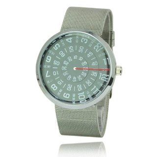 Fashionable Unique 3 Circle Dial Display Time Stainless Steel Quartz Wrist watch for Men /Women Black   JUST ARRIVE at  Men's Watch store.