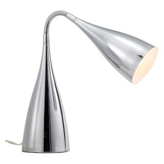Adesso 6500 22 Search Silver Gooseneck Energy Efficient Desk Lamp   Desk Lamps