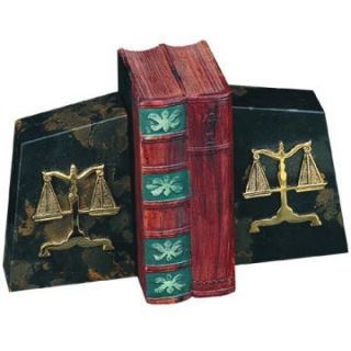 Cappuccino Marble Legal Bookends   Bookends
