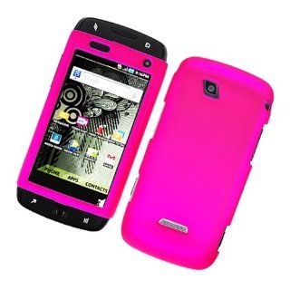 Pink Hard Plastic Rubberized Case Cover for Samsung Sidekick 4G T839 Cell Phones & Accessories