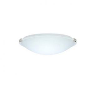 Besa Lighting 968207 PN Single Light Incandescent Flushmount Ceiling Fixture with Polished Nickel Metal, White   Close To Ceiling Light Fixtures  