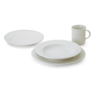 Le Creuset 16 Piece Dinnerware Set   White   Dinnerware Sets
