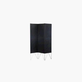 Adesso WK3800 Contemporary / Modern Adesso Vector Folding Screen, Black   Coat Stands