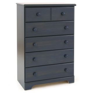 Summer Breeze Five Drawer Chest   Blueberry   Kids Dressers and Chests