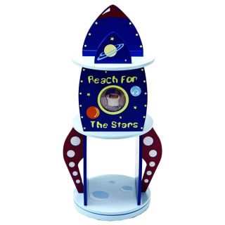 Levels of Discovery Rock It Spaceship Revolving Bookcase   Kids Bookcases