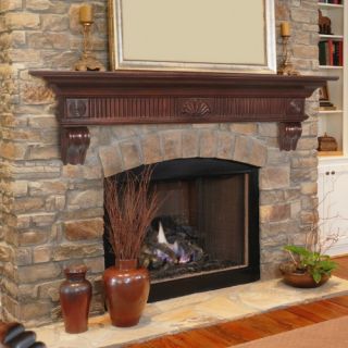 Pearl Mantels Devonshire Traditional Fireplace Mantel Shelf   Fireplace Mantels
