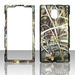 2D Camo Grass LG Connect MS840 Metro PCS Case Cover Hard Phone Snap on Cover Case Protector Cell Phones & Accessories