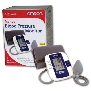 Omron Digital Manual Inflate Blood Pressure Monitor   Monitors and Scales
