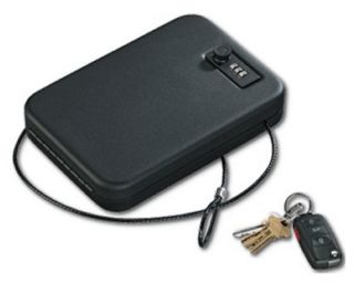 Stack On Portable Security Case with Combination Lock   Business and Home Safes