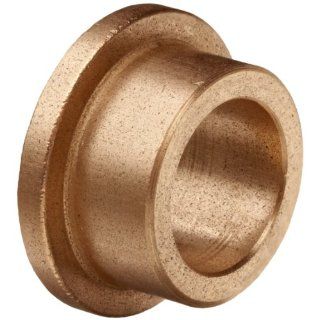 Bunting Bearings EF121408 3/4" Bore x 7/8" OD x 1/2" Length 1 1/8" Flange OD x 1/8" Flange Thickness Powdered Metal SAE 841 Flanged Bearings Flanged Sleeve Bearings