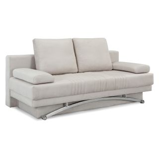 Victoria Convertible Sofa with Pillows   Ivory   Sofas