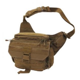RAPDOM Tactical Messenger Bag (Coyote, 14"W x 12"H x 6.5" D) Clothing