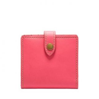 Fossil Handbags, Women's Austin Multifunction Color Flamingo Pink Wallet