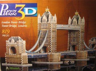 Puzz 3D London Tower Bridge (819 pieces) Toys & Games