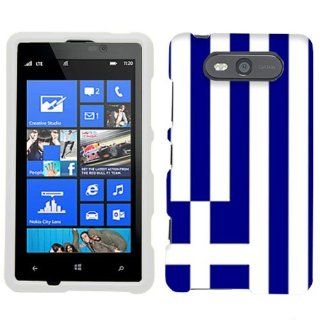 Nokia Lumia 820 Greek Flag Hard Case Phone Cover Cell Phones & Accessories