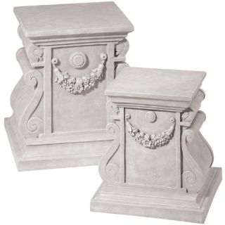 Design Toscano Classic Statuary Plinth Bases   Large   Garden Decor