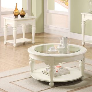 Riverside Essex Point Round Coffee Table Set   Coffee Table Sets