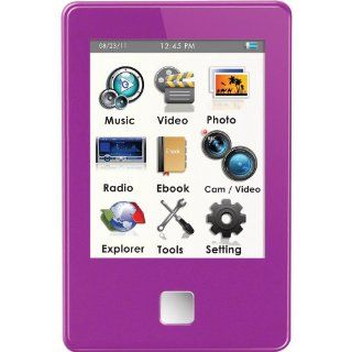 Ematic E8 Series MP4 Players with 4 GB Flash Memory (Purple)   Players & Accessories