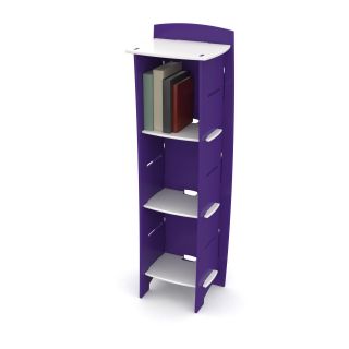 Legare 54 in. Kids Bookcase   Purple & White   Bookcases