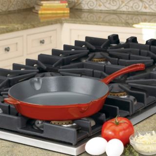 Cuisinart Chefs Classic Enameled Cast Iron 10 in. Skillet   Cardinal Red   Fry Pans & Skillets