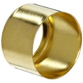 Dixon BFW975 Brass Fitting, Ferrule for Medium Weight Water Hose, 0.975" ID x 0.844" Length (Pack of 25)