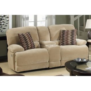 Emerald Home Kivet Power Motion Loveseat with Console and 2 Pillows   Loveseats
