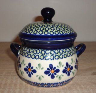 Polish Pottery Ceramic Sugar Bowl Gu845 Kitchen & Dining