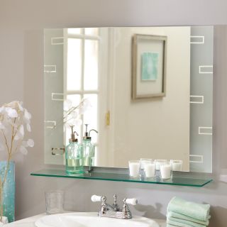 Frameless Rylee Wall Mirror   31.5W x 23.5H in.   Wall Mirrors
