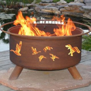 Patina Wild Duck 31 Inch Fire Pit   Fire Pits