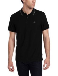 Calvin Klein Sportswear Men's Short Sleeve Logo 3 Button Pique Polo, Black, XX Large at  Mens Clothing store Polo Shirts