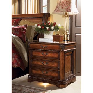 Classico 4 Drawer Nightstand with Light   Nightstands
