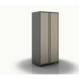 NewAge Pro Series 18 Gauge Tall Locker Garage Cabinet   Taupe Storage And Organization Products Kitchen & Dining
