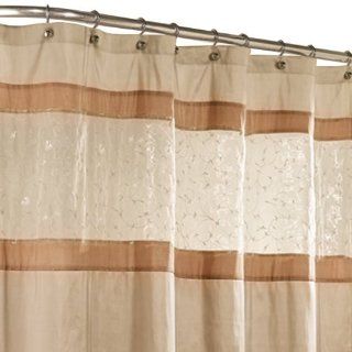 Maytex Buena Vista Shower Curtain   Clear Panel Shower Curtain