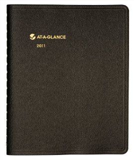 AT A GLANCE Recycled 24 Hour Daily Appointment Book, 6 x 9 Inches, Black, 2011 (70 824 05)  Appointment Books And Planners 