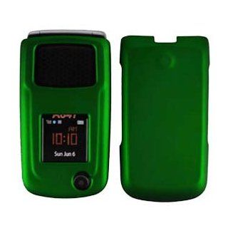 Samsung Rugby II A847 Green Rubberized Hard Protector Case 