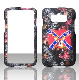 2D Camo Flag Stem Samsung Rugby Smart i847 AT&T Cases Cover Hard Case Snap on Rubberized Touch Case Cover Faceplates Cell Phones & Accessories
