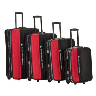 Rockland Polo Equipment 4 Piece Expandable Rolling Luggage Set   Luggage Sets