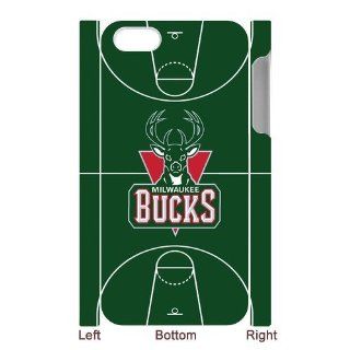 Custom Milwaukee Bucks Wood Back Cover Case for iPhone 5 5S LL5S 848 Cell Phones & Accessories