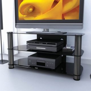 Sonax NY 9424 New York 42 in. Metal and Glass TV Stand   TV Stands