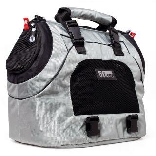 Multifunctional Silver Pet Carrier Airline Approved   Dog Carriers