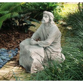 Design Toscano Jesus in the Garden of Gethsemane Sculpture   Garden Statues