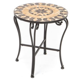 Loretto Mosaic Side Table   Patio Tables