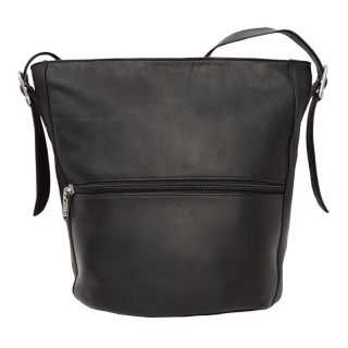 Piel Leather Bucket Bag   Black   Handbags