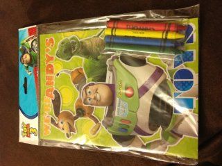 Disney Pixar Toy Story 3 We're Andy's on the Go or Party Pack Coloring 8 Pages Book with Crayons  Other Products  