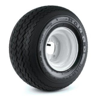 Kenda Hole N 1 White 8" x 7" 4 Hole Wheel and (18/8.50 8) Tire Combination Automotive