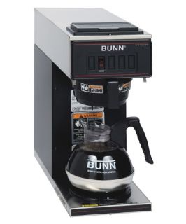 BUNN VP17 1BLK Pourover Coffee Brewer with One Warmer   Black   Coffee Makers