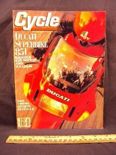 1989 89 September CYCLE Magazine (Features Road Test on Ducati Superbike 851, Moto Guzzi Mille GT, & Yamaha TW200) Cycle Books